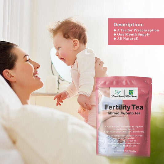 Premium Fertility Support Tea for Female Reproductive Wellness - Herbal Blend