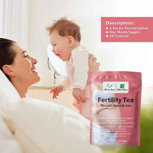 Premium Fertility Support Tea for Female Reproductive Wellness - Herbal Blend