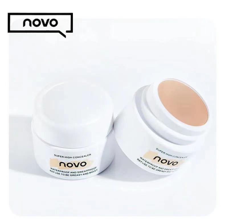 NOVO Professional High-Coverage Waterproof Concealer - Long-Lasting Spot Correction