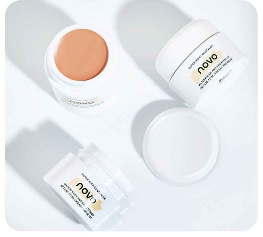 NOVO Professional High-Coverage Waterproof Concealer - Long-Lasting Spot Correction
