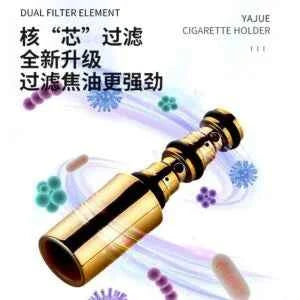 Yajue Magnetic Dual-Filter Cigarette Holder (Universal 3-in-1)
