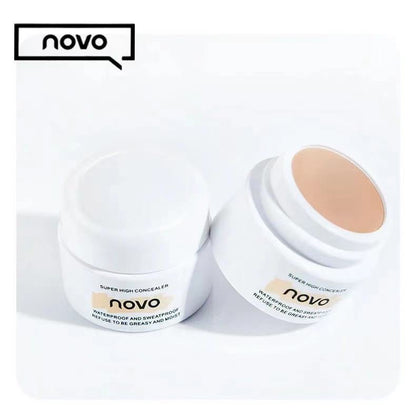 NOVO Professional High-Coverage Waterproof Concealer - Long-Lasting Spot Correction