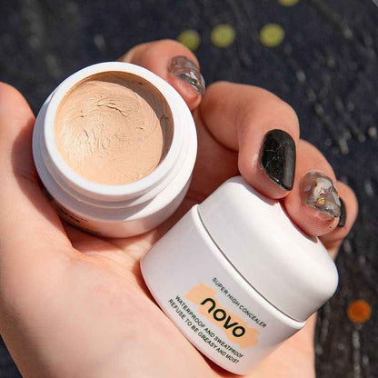 NOVO Professional High-Coverage Waterproof Concealer - Long-Lasting Spot Correction