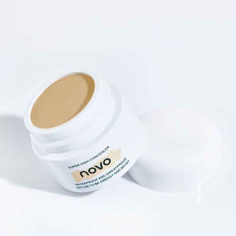 NOVO Professional High-Coverage Waterproof Concealer - Long-Lasting Spot Correction