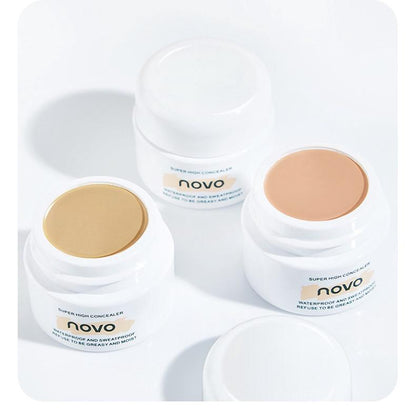 NOVO Professional High-Coverage Waterproof Concealer - Long-Lasting Spot Correction
