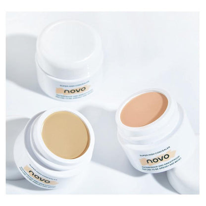 NOVO Professional High-Coverage Waterproof Concealer - Long-Lasting Spot Correction