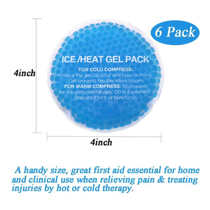 Best Selling Products 2026 Hot Cold Pack Round Shape Gel Bead Ice Pack