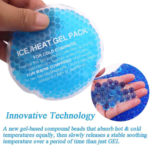 Best Selling Products 2026 Hot Cold Pack Round Shape Gel Bead Ice Pack