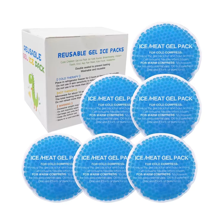 Best Selling Products 2026 Hot Cold Pack Round Shape Gel Bead Ice Pack