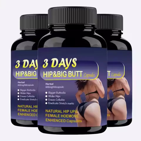 3 Days Natural Enhancement Capsules - Premium Botanical Formula for Enhanced Curves & Vitality