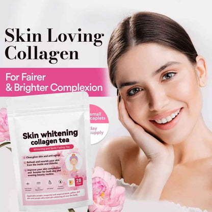 Skin Whitening Collagen Tea – Advanced Beauty & Radiance Formula (28 Bags)
