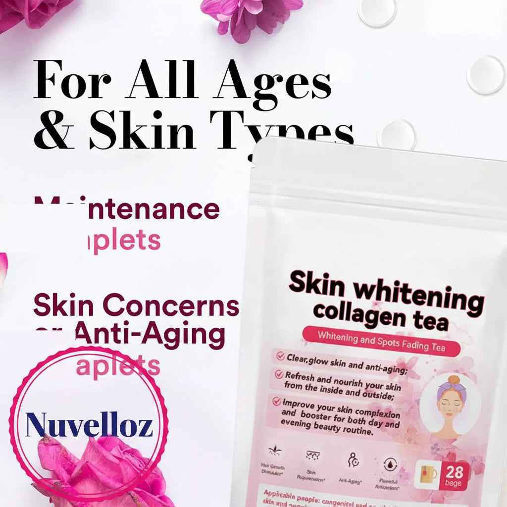 Skin Whitening Collagen Tea – Advanced Beauty & Radiance Formula (28 Bags)