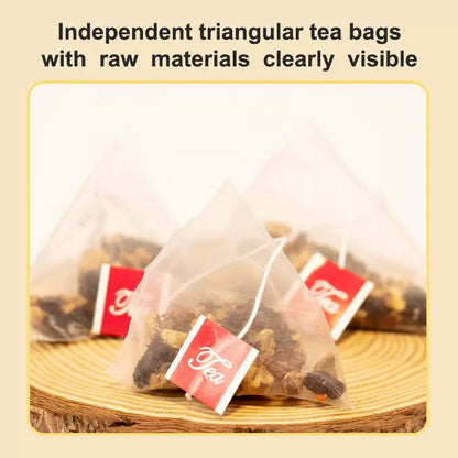 Nuvelloz Five Treasure Tea - Premium Natural Herbal Energy Blend for Vitality