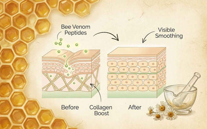 Qchzoc Bee Venom Anti-Wrinkle Cream – Powerful Collagen-Boosting Formula