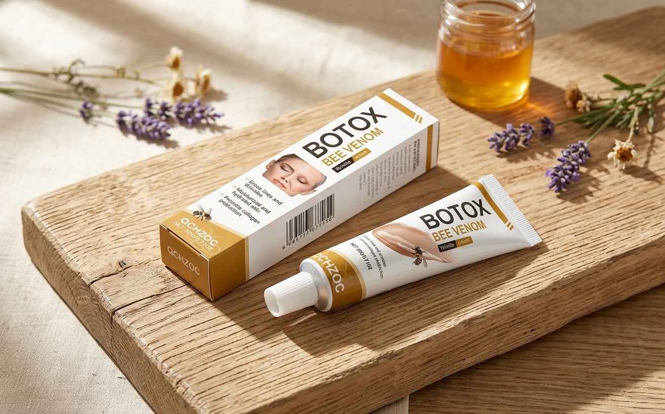 Qchzoc Bee Venom Anti-Wrinkle Cream – Powerful Collagen-Boosting Formula