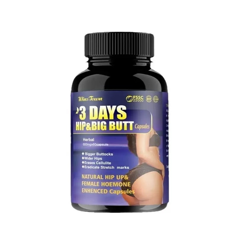 3 Days Natural Enhancement Capsules - Premium Botanical Formula for Enhanced Curves & Vitality