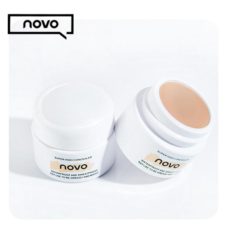 NOVO Professional High-Coverage Waterproof Concealer - Long-Lasting Spot Correction