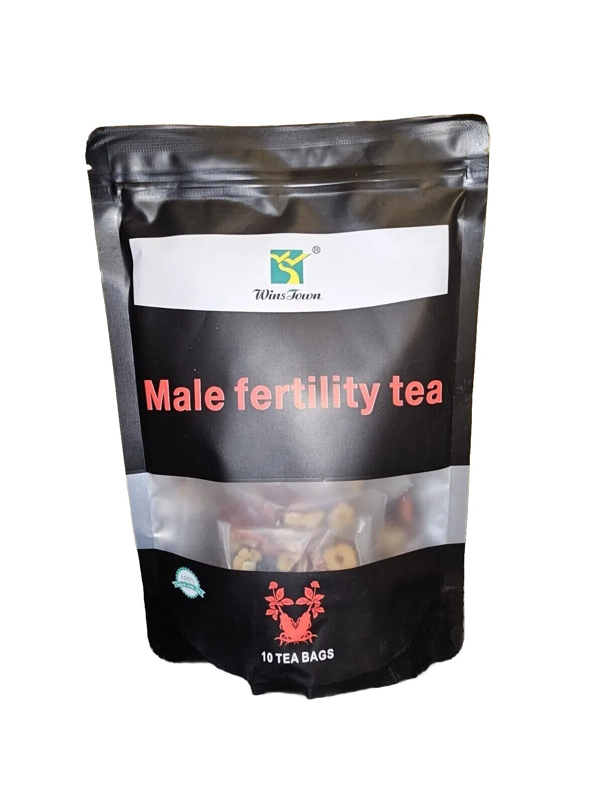 WinsTown Male Fertility Support Tea – Herbal Solution for Reproductive Vitality