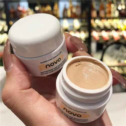 NOVO Professional High-Coverage Waterproof Concealer - Long-Lasting Spot Correction